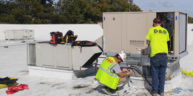 D&D Heating & Cooling: Commercial HVAC Services
